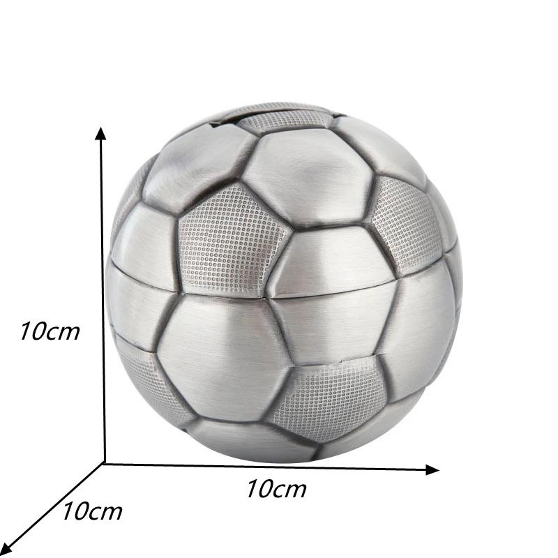 Football  Metal Money box Tin Alloy Coins Holders Piggy Bank For Kids Money Safe SNG025 6