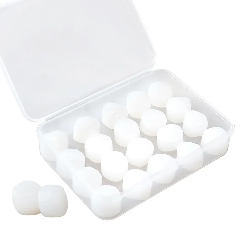 

20pcs Silicone Ear Plugs Reusable Silicone Earplugs for Sleeping Swimming Traveling Working Noise Reduction Flexible Earplug