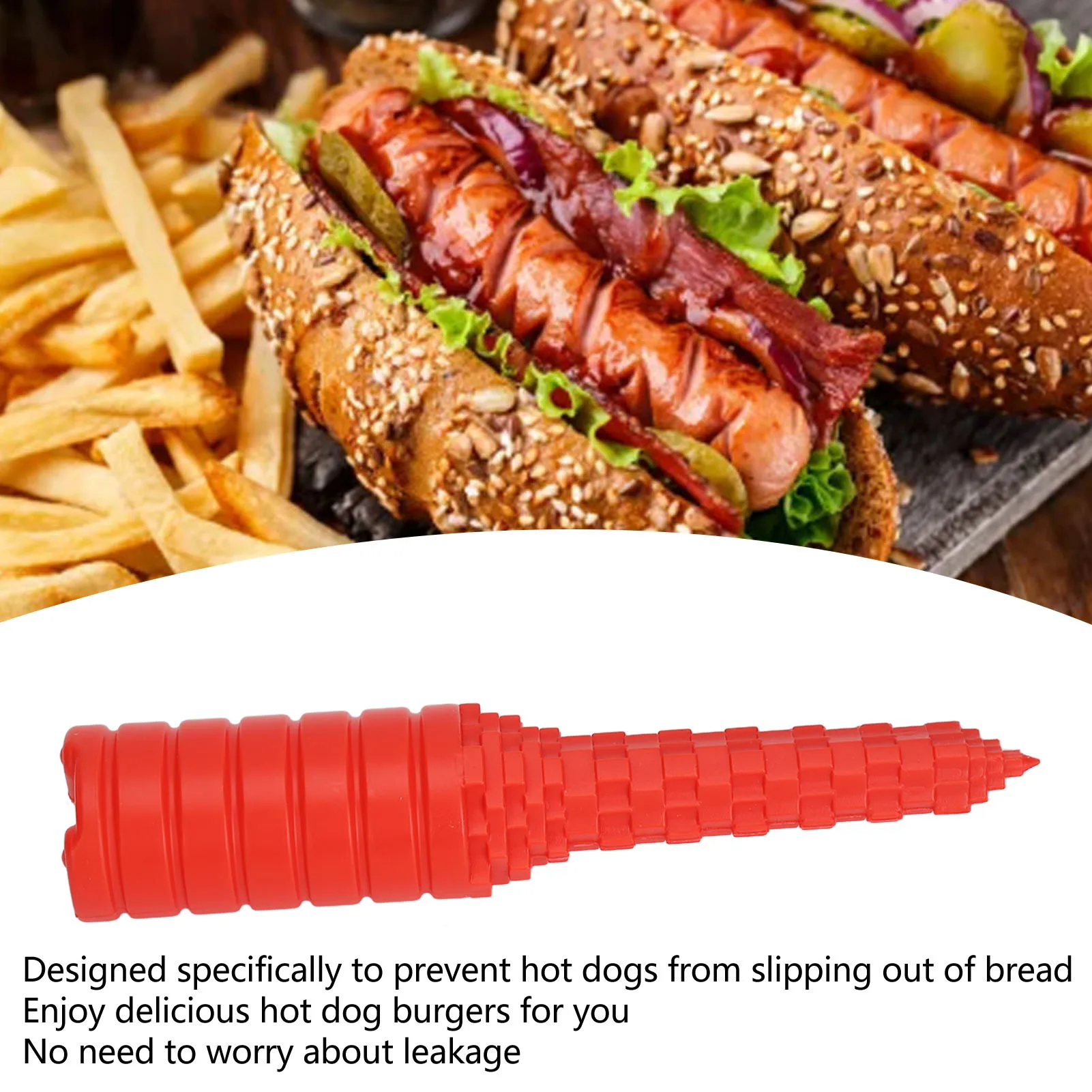Hot Dog Bun Driller Baking Supplies For Grilling BBQ Sausages