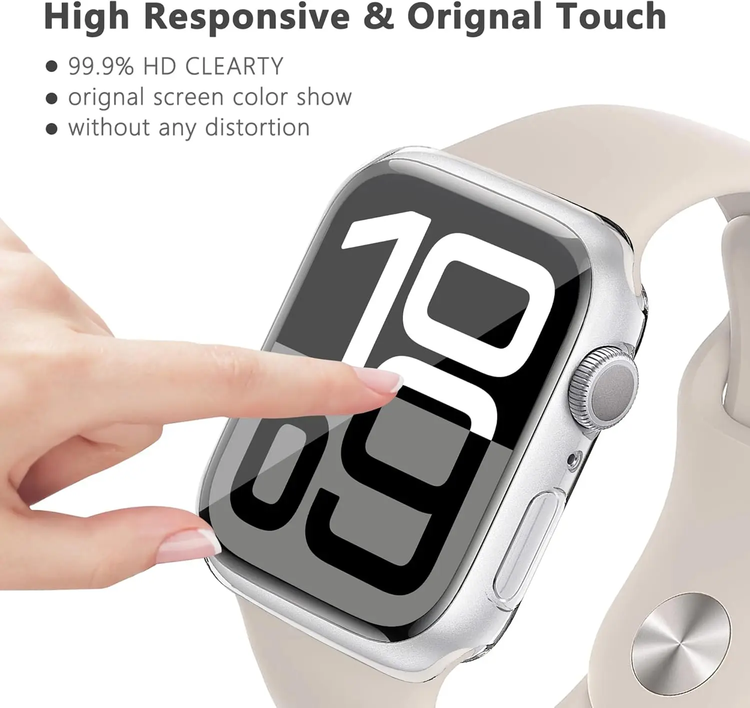 Premium TPU Bumper Cover Screen Protector for Apple Watch - iWatch Accessory
