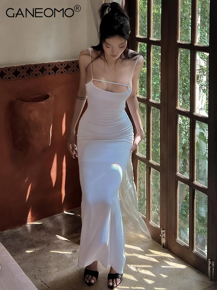 

Women Elegant Slip Backless Solid Lace Up Sexy Slim Maxi Prom Dress Summer Outfit Birthday Party Casual Fashion Long Dresses