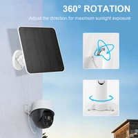 Panneau solaire 30W 5V pour Eufy Eufycam 3/3C/2C/2Pro, panneaux de charge solaire à montage mural, système de cellules solaires étanche avec câble de 10,8 pieds 4