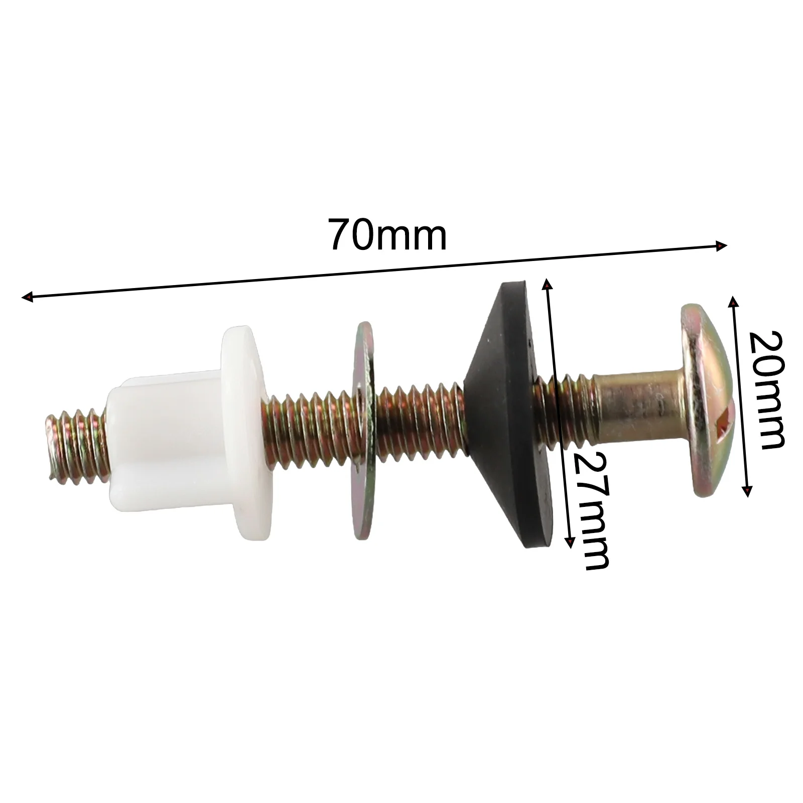 Bathroom Toilet Toilet Cistern Seal Fixing Screw Coupling Bolt Inner Gasket Plastic Rubber For New