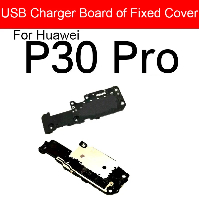 화웨이 P20 P30 P40 Pro용 USB 충전 플렉스 케이블 보드 프레임 안테나 교체 부품, 커버 안테나용 USB 충전 보드