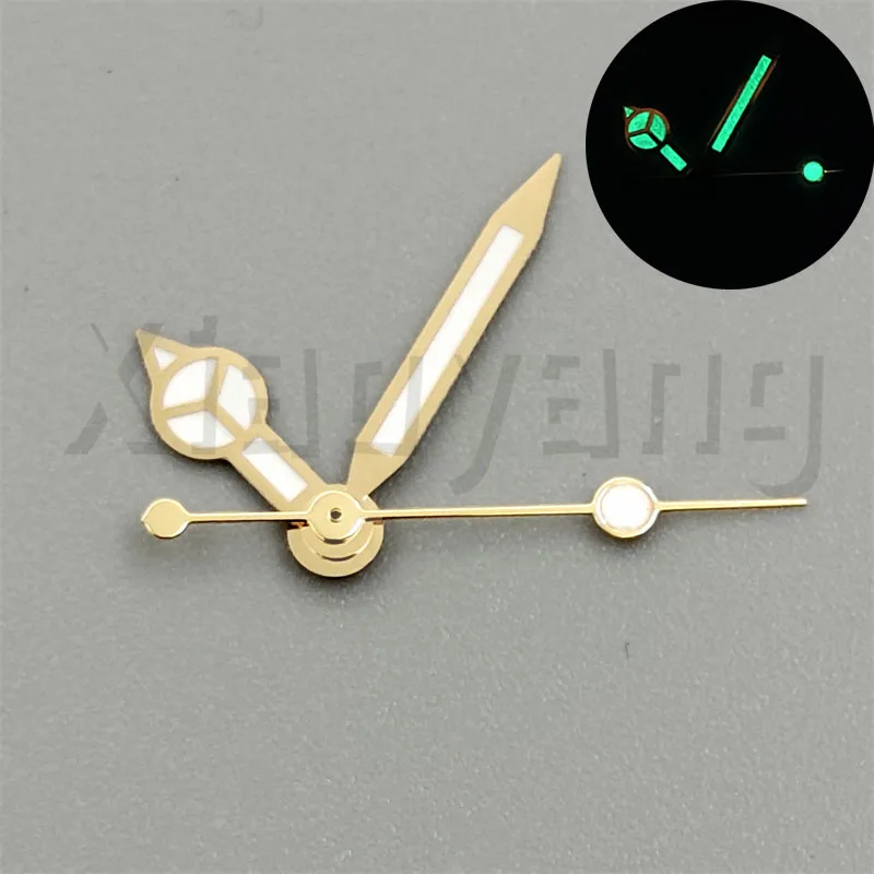 Enhanced Luminous Multi-Colored Watch Hands Set - Silver, Gold, Rose, Black, Blue, Green, Orange, Yellow