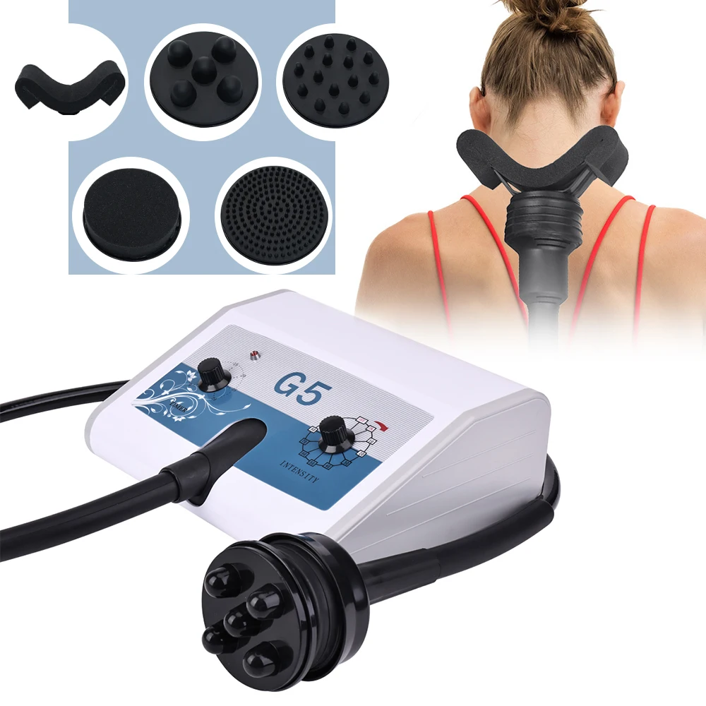 Portable G5 Vibrating Massage Machine Removal Cellulite Weight Loss High Frequency Slimming Waist Massager Body Shaping
