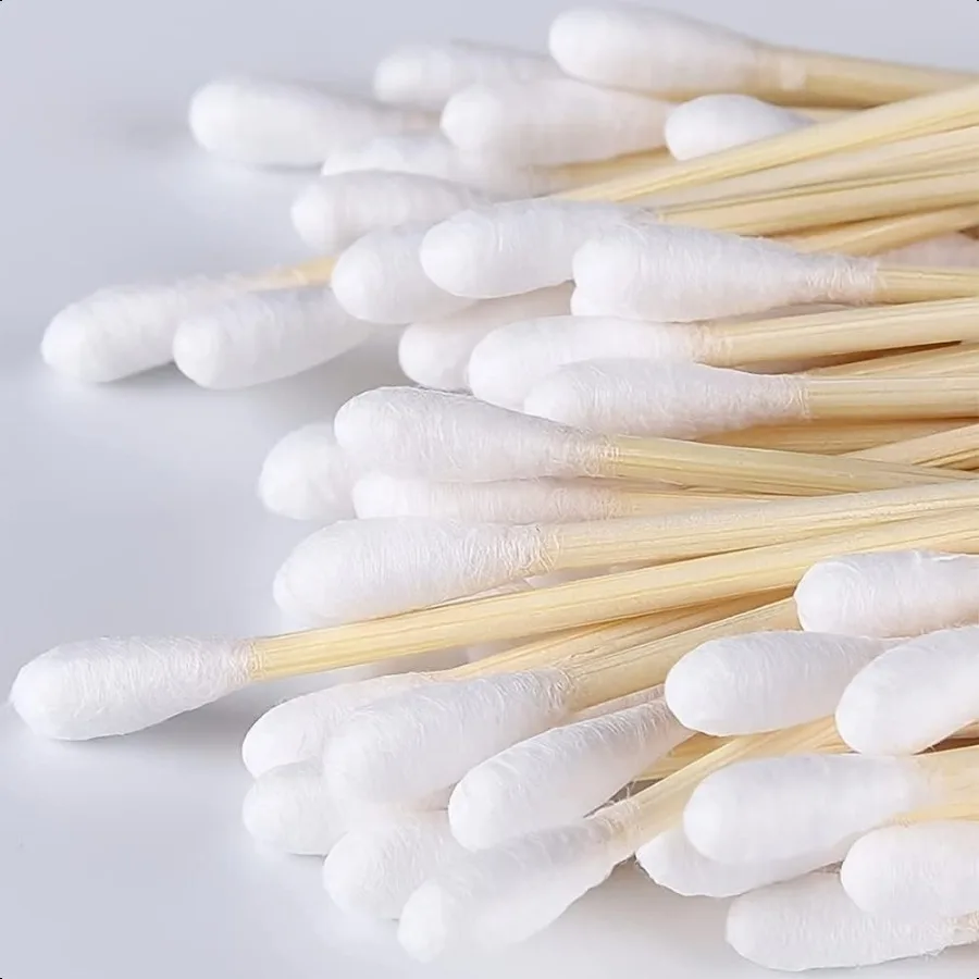 Premium Biodegradable Cotton Swabs 200 Pieces