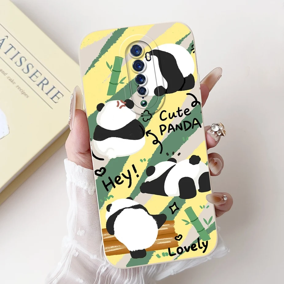 Cute Panda Cartoon Soft Silicone Phone Case - Durable Bumper Cover