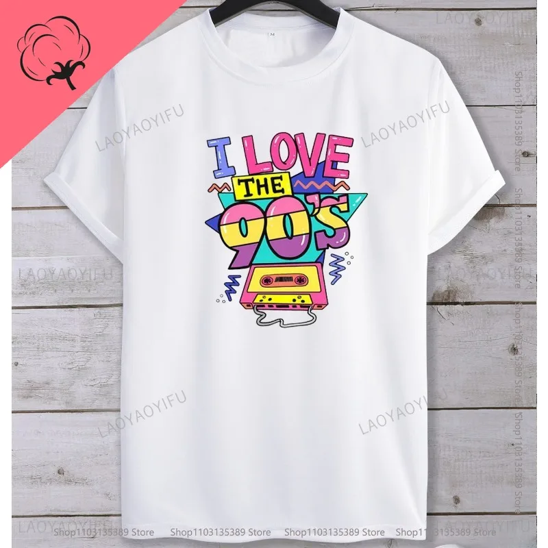 

Shirt Shor Casual 80.90s Trending audio tape 100% Cotton Printed T-shirt O-neck Top Classic Nostalgia Unisex Trend