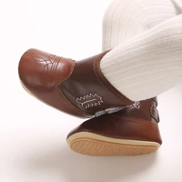 Fashionable 0-18M Baby Boots With Cute Printed High-Quality Soft PU Non Slip Sole For Spring And Autumn Newborn Walking Shoes 6
