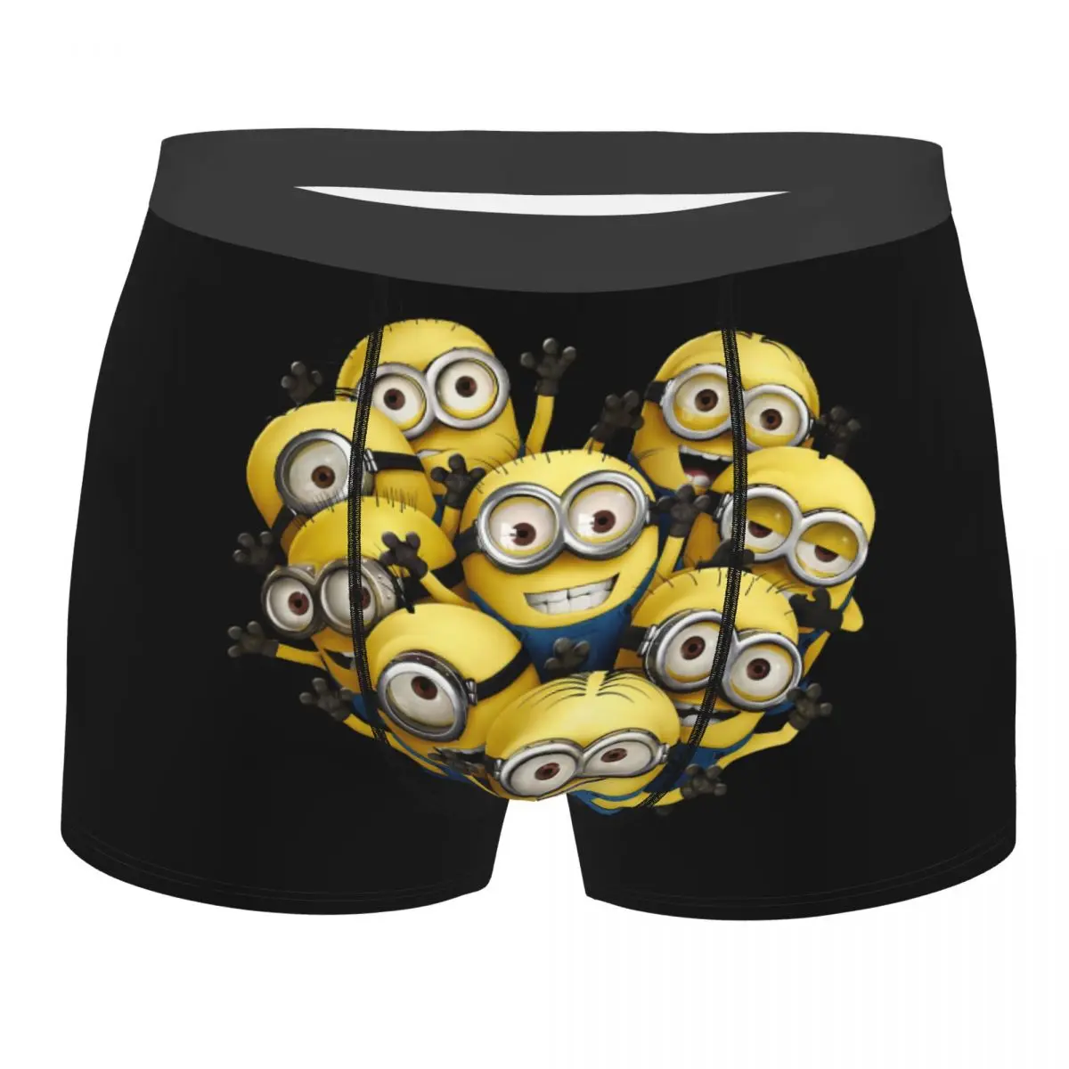 

Трусы-боксеры мужские M-Minions, с мультяшным сердцем