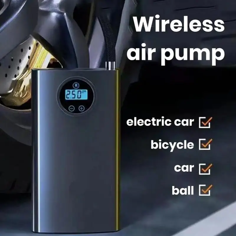 

Portable Car Air Pump 120W Tire Inflator Air Compressor Rechargeable Air Pump With Accurate Pressure Car tire Accessories