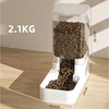 Auto Food Feeder Dispenser Dog Cat Bowl Transparent Pet Food Storage Dispenser Container Puppy Kitten Accessories 3