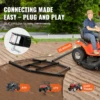 VEVOR Driveway Drag 67.7 inch Width Tow Behind Drag Harrow Q235 Steel Driveway Grader with Adjustable Bars Support up to 50 lbs 3