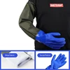Durable and Slip resistant Long Waterproof Rubber Gloves Resist Acid,for Washing Dishes,Keep Your Arms Dry and Protected 3