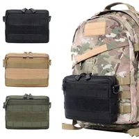 EDC Tactical Nylon Molle Utility Organizer Pouch Hunting Tool Bag Vest Waist Pouch Storage Bag Waterproof Field Sundries Bag 1