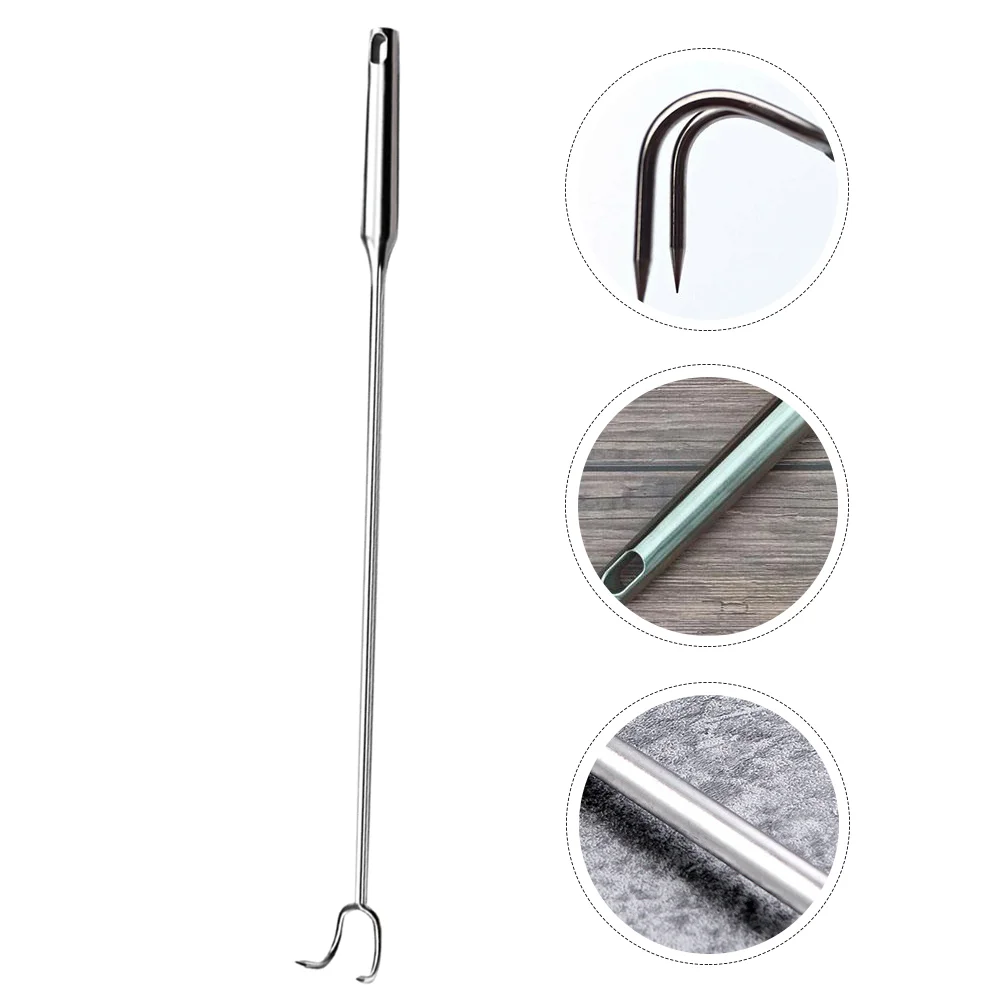 

Meat Hook Flipperturner Pigtail Bbq Poultry Turning Butcher Tool Bacon Cooking Meat Fork And Lamb Chop Fork Bakery Accessories