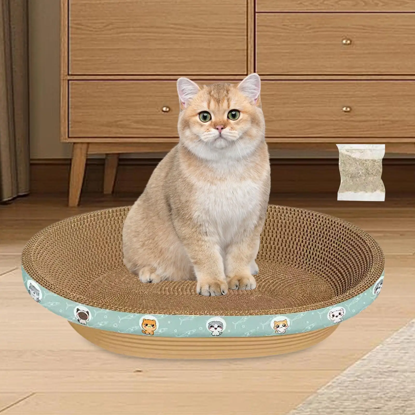 소형 중형용 고양이 스크래치 패드, 침대 가구 보호 놀이