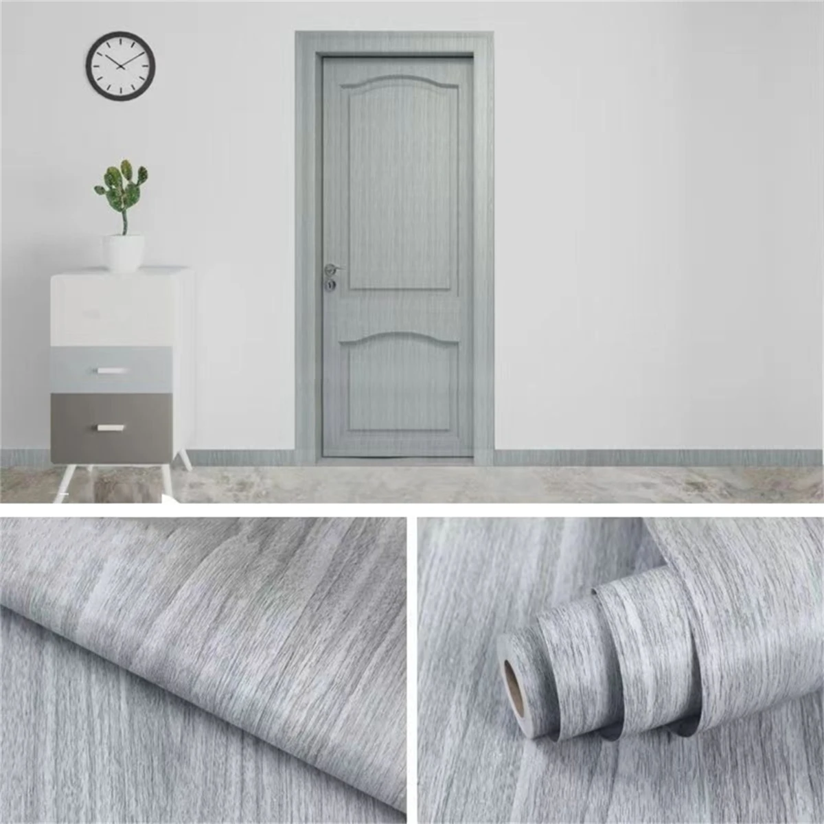 60/80センチメートル木材ステッカー家具壁紙pvc wallstickers diy壁防水ドアキッチンキャビネットの装飾フィルム リメイクシート 木目 5m 壁紙 張り替え 自分で 簡単 のり付き はがせる