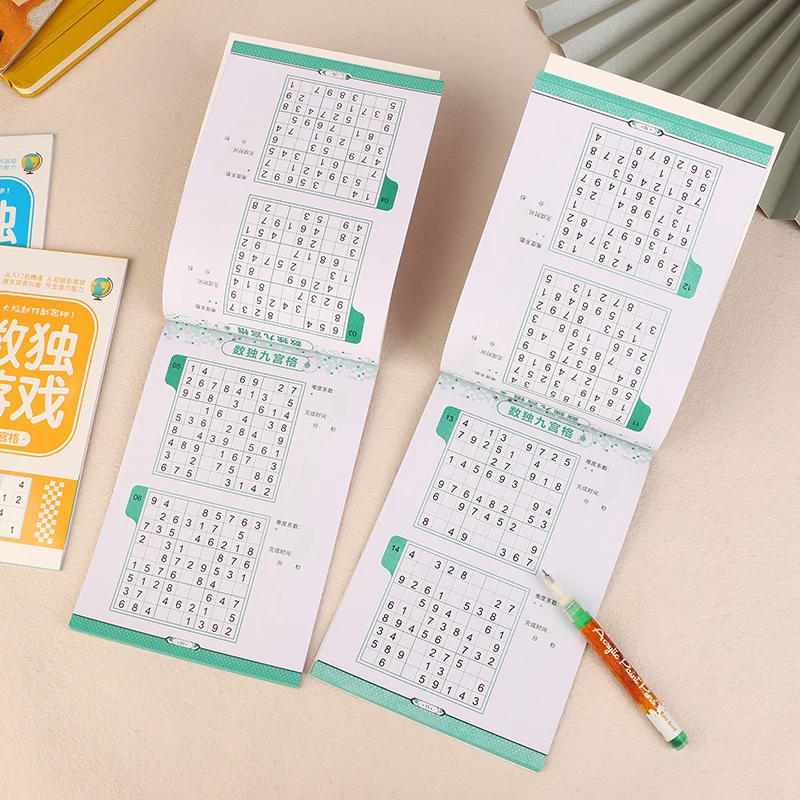 Logical Thinking Ladder Training Puzzle Toy Sudoku Book For Beginner Children Elementary Student Four Six Nine Grid Games 1/4PCS educational toys learning puzzle toys