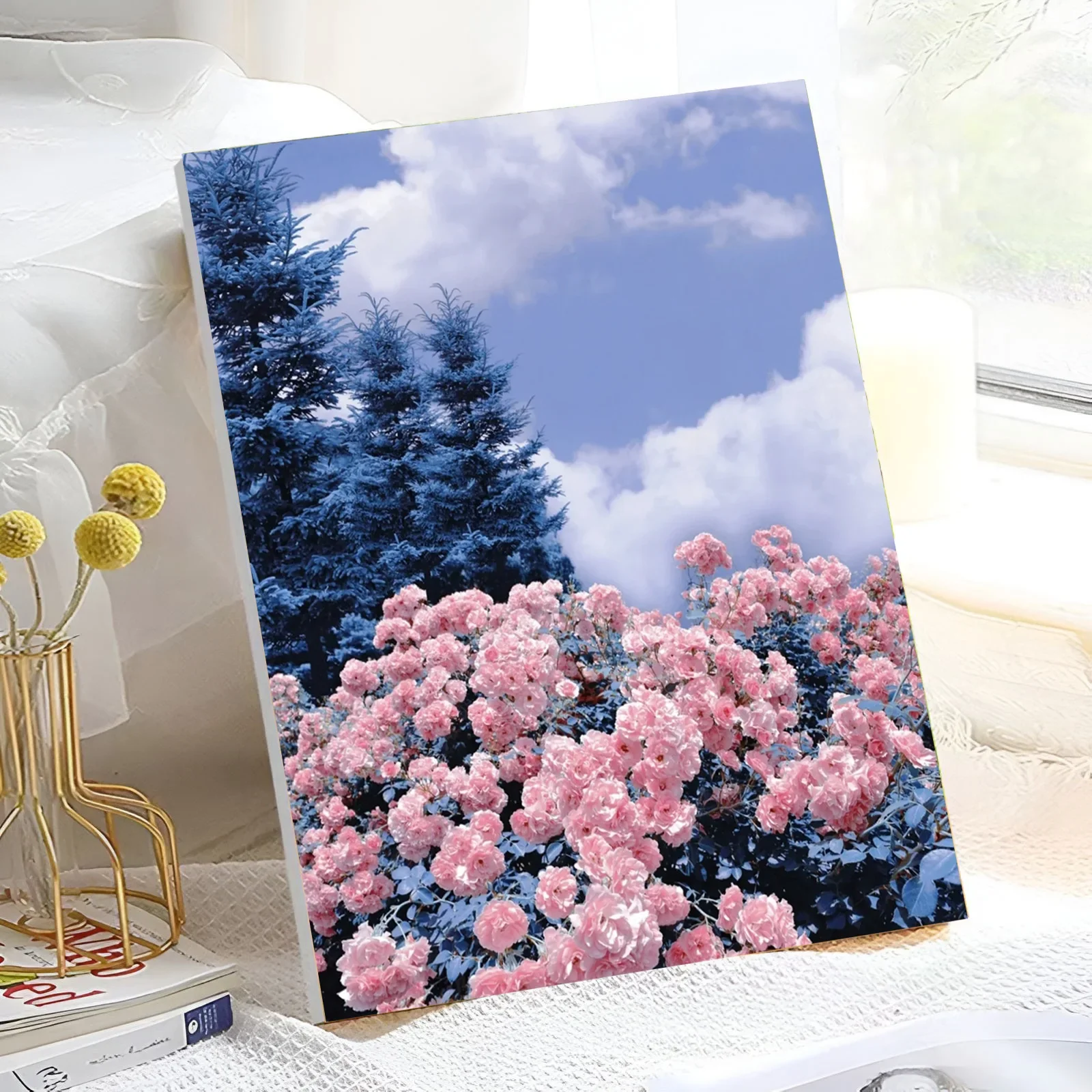 

1771021Digital oil painting living room decorative painting sofa background wall hanging painting