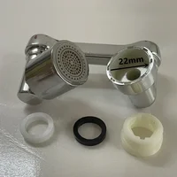 หัวก๊อกน้ำหมุนได้หลายหน้าที่สำหรับ ° หมุนได้, หัวฉีดแบบมีที่ระบายน้ำแบบคู่หัวก๊อกน้ำแบบหมุนเวียน 4