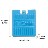 Climatiseur Portable, ventilateur, boîtes en cristal de glace, sac de glace, congélateur réutilisable, Pack de refroidissement sur glace pour le stockage des aliments frais, réfrigération 6