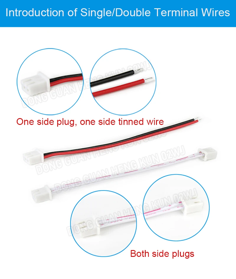 

JST1.25 Terminal Cable 2P 3P 4P 5P 6P Single-Double-ended Cable Docking Coloured Cables Electronic Connector
