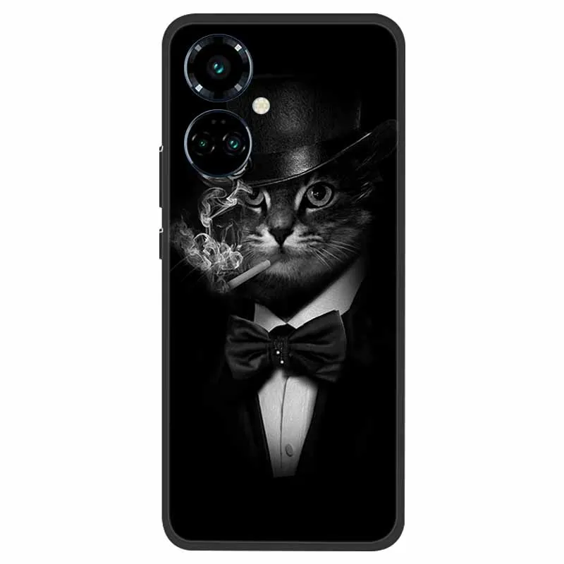 Sleek Black Silicone Bumper Phone Case - Premium TPU Coque