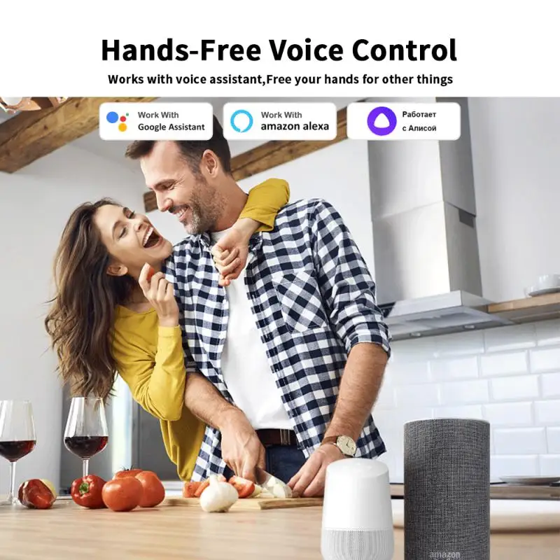 Ʈ ÷ Tuya, 16A/20A Wifi ̴ ,  ǰ  ° Qutlet Alexa, Google Home Yandex Alice