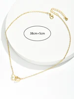 Shelly Tiny Cute Double Hollow Heart Necklace 5