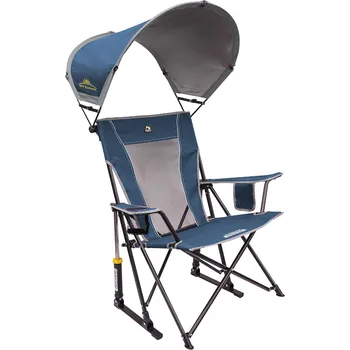 I Outdoor Sunshade Rocker Outdoor Rocking Chair with Canopy 1