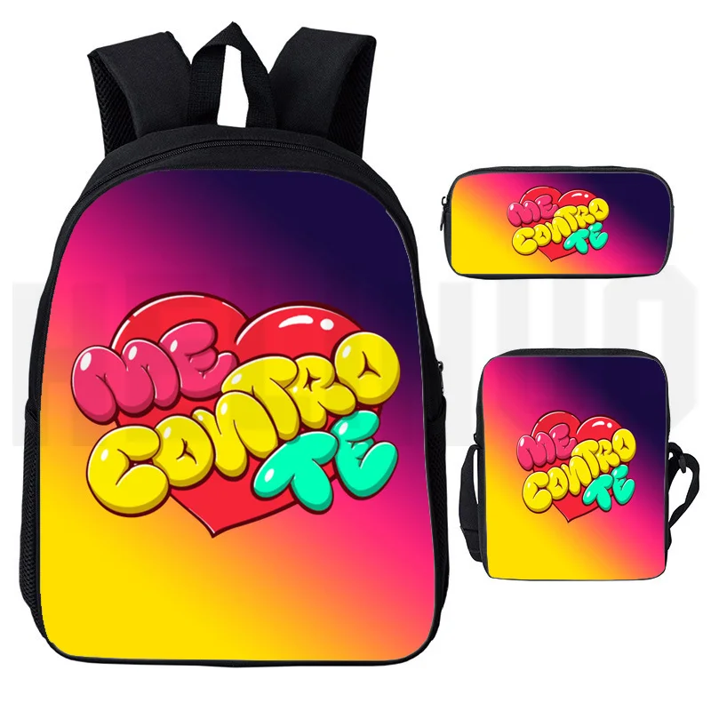 12/16 Pollici Anime Me Contro Te Zaino Men Me Contro Te School Bags Per Adolescenti Ragazze 3 Pz/Set Zipper Back Pack Stampa 3D Bookbag