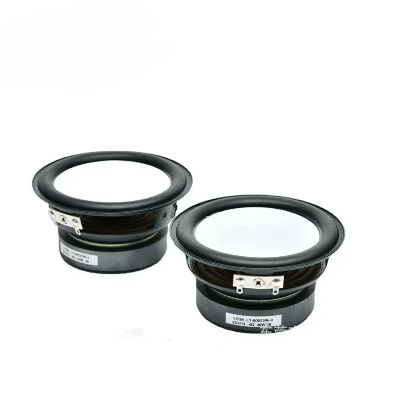 SOTAMIA 1Pcs 3.5 Inch Subwoofer Speaker 4 Ohm 30W 20 Core Waterproof Speaker Audio Unit Hifi Strong Bass Home Music Loudspeaker