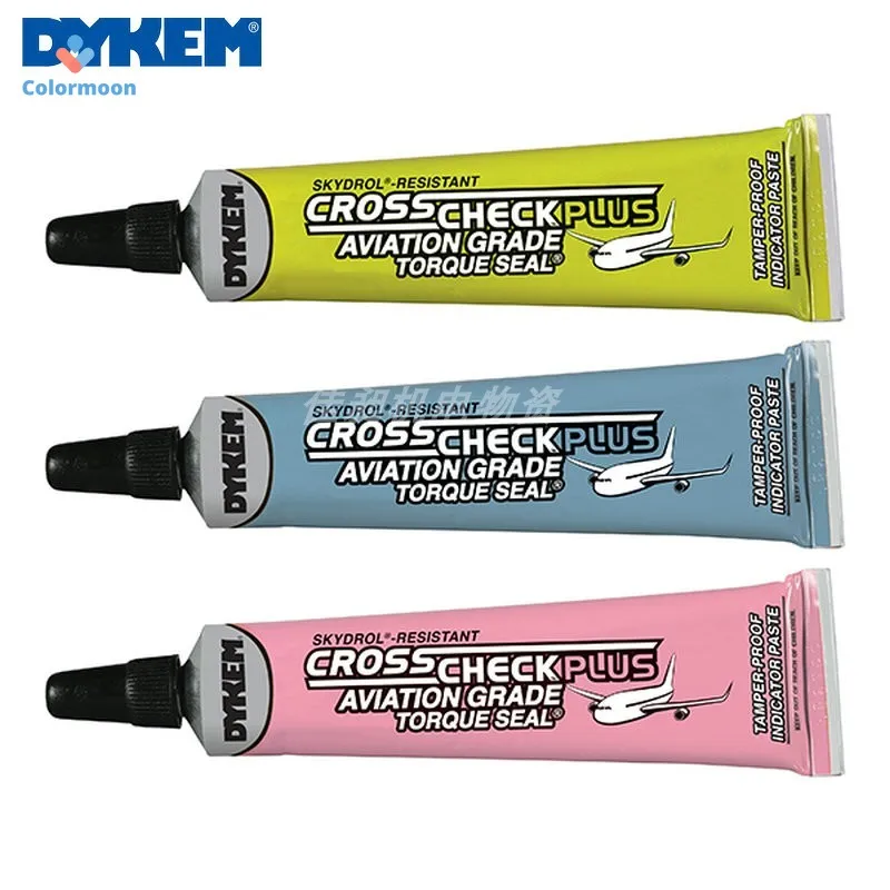 1pc DYKEM CROSS CHECK PLUS 항공우주 등급 토크 검증 볼트 마킹 펜-F-925용 방수, 페이드 방지 교체