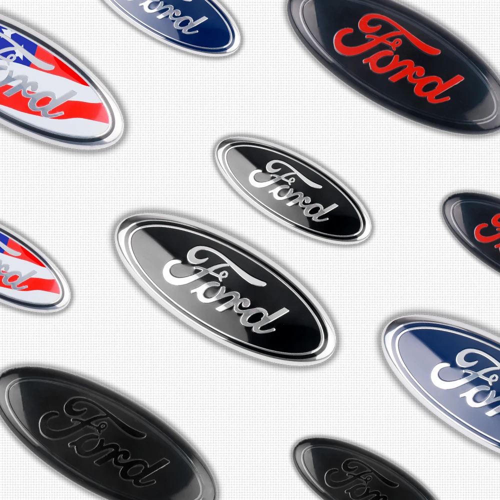 3D-Plattierungs-Autoemblem für die Motorhaube, Kofferraumdekoration für Ford Fiesta, Mondeo, Fusion, Explorer, Escape, Shelby, Edge, Taurus. – Detail 6