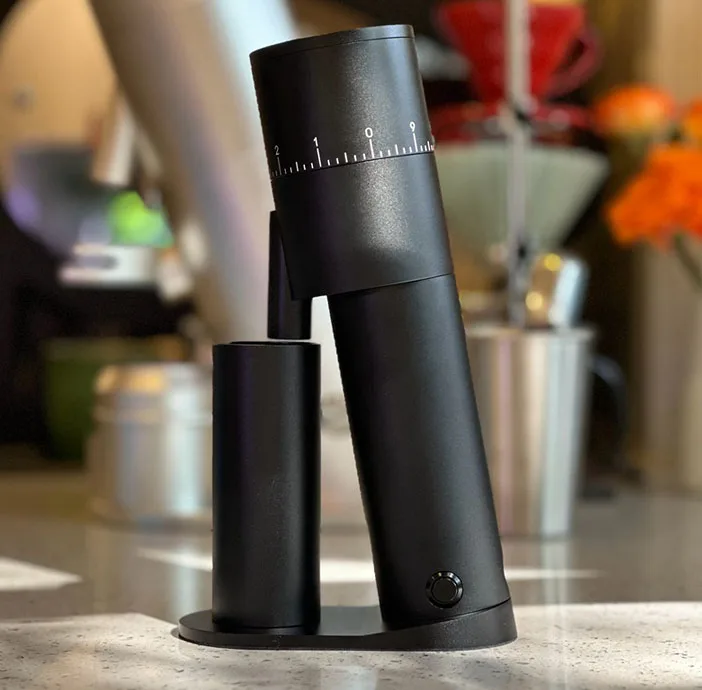 New Stype 38 MM Tin Coating Burr Coffe Grinder Electric Espresso Coffee Mill High Efficiency  Small Coffee Bean Grinding Machine 4