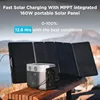 Solar Generator Max (2000) 2016Wh with 160W Solar Panel 6 X 2400W 5000W Surge AC Outlets Portable Power Station for Home Backup 6
