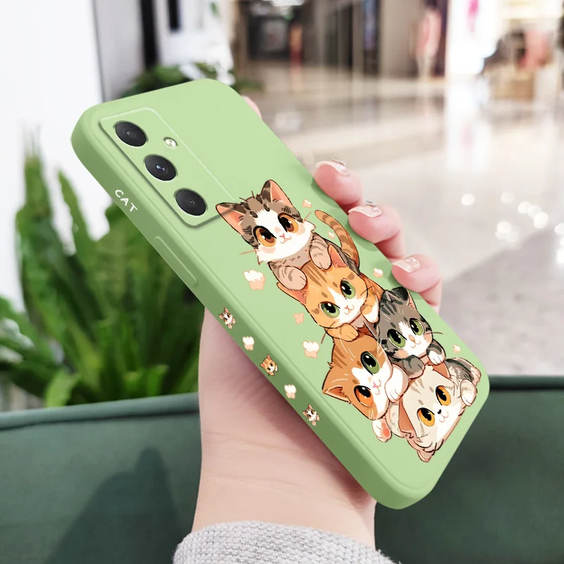 Adorable Soft Cat Design Phone Case