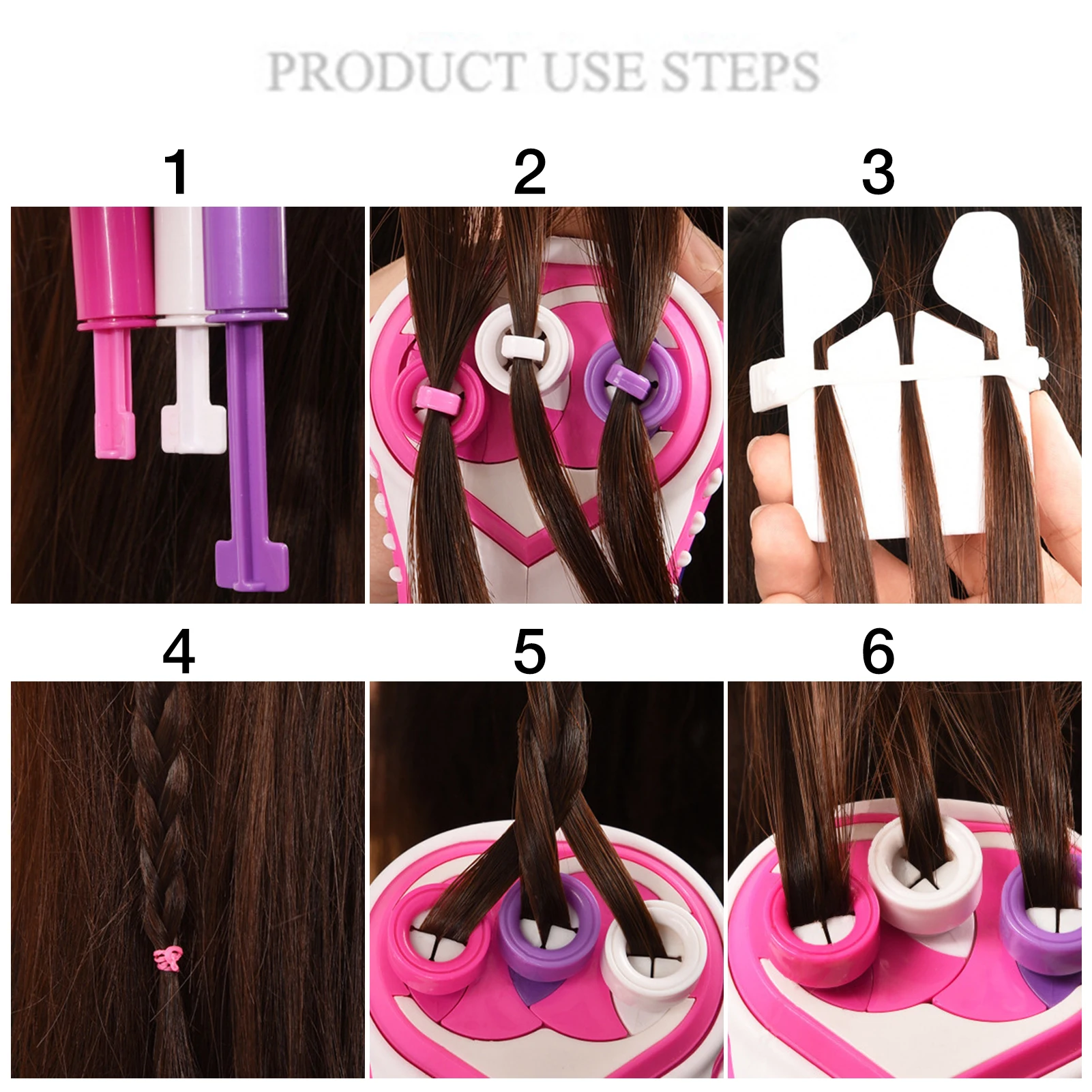 Children Electric Hair Braid Machine Automatic Hair Braiding Tools