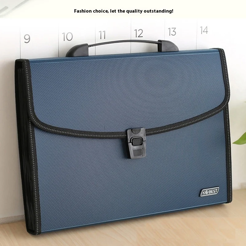 Thickening 26 Grid File Folder A4 Expanding Paper Holder Waterproof Document Organizer Documents Case Office School Stationery