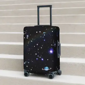 Space Night Galaxy Suitcase Cover Vacation Star Elastic Luggage Accesories Business Protector