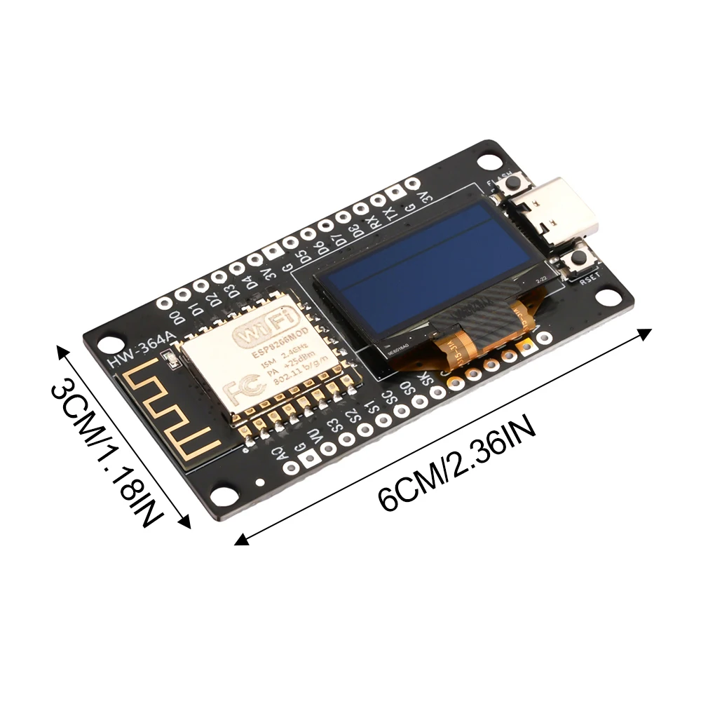 Nodemcu ESP8266 rozvoj nasednout s 0.96 palec OLED displej CH340 ovladač modul pro arduino ide/micropython programovací