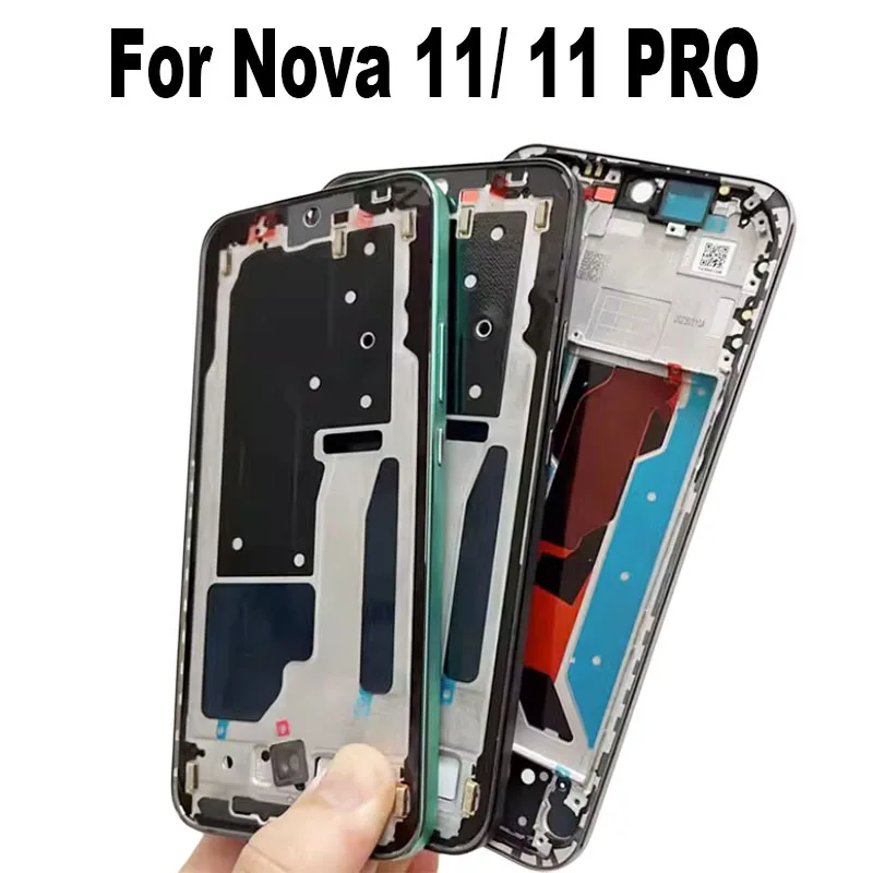 

Origibal For Huawei Nova 11 Pro LCD Front Frame Middle Housing Bezel Chassis Faceplate Replacement Repair Parts