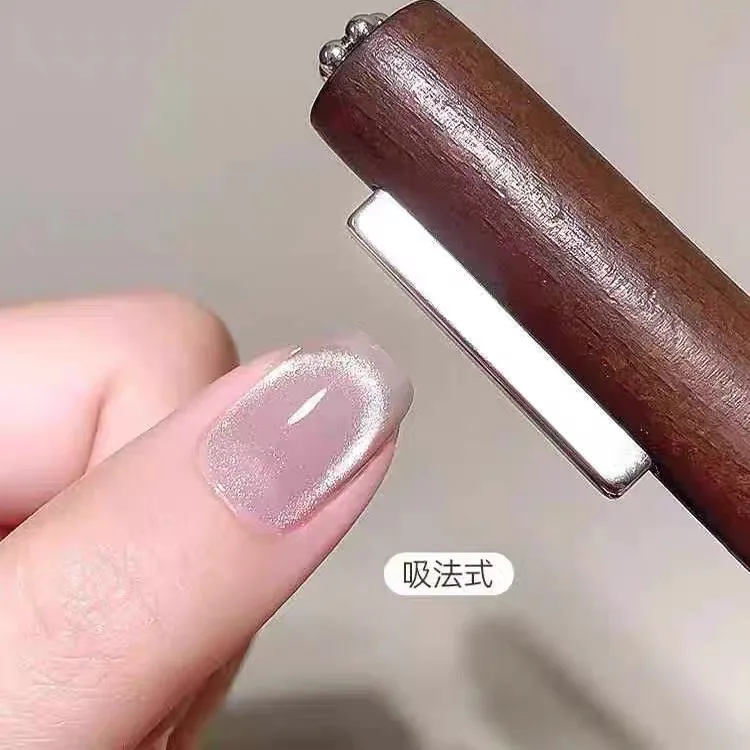 Magnetic Nail Pen 3IN1 Professional Strong Cat Eye Gel Magnet Pen Multi-functional French Line/Flowers Magnetic Laser Line Effect