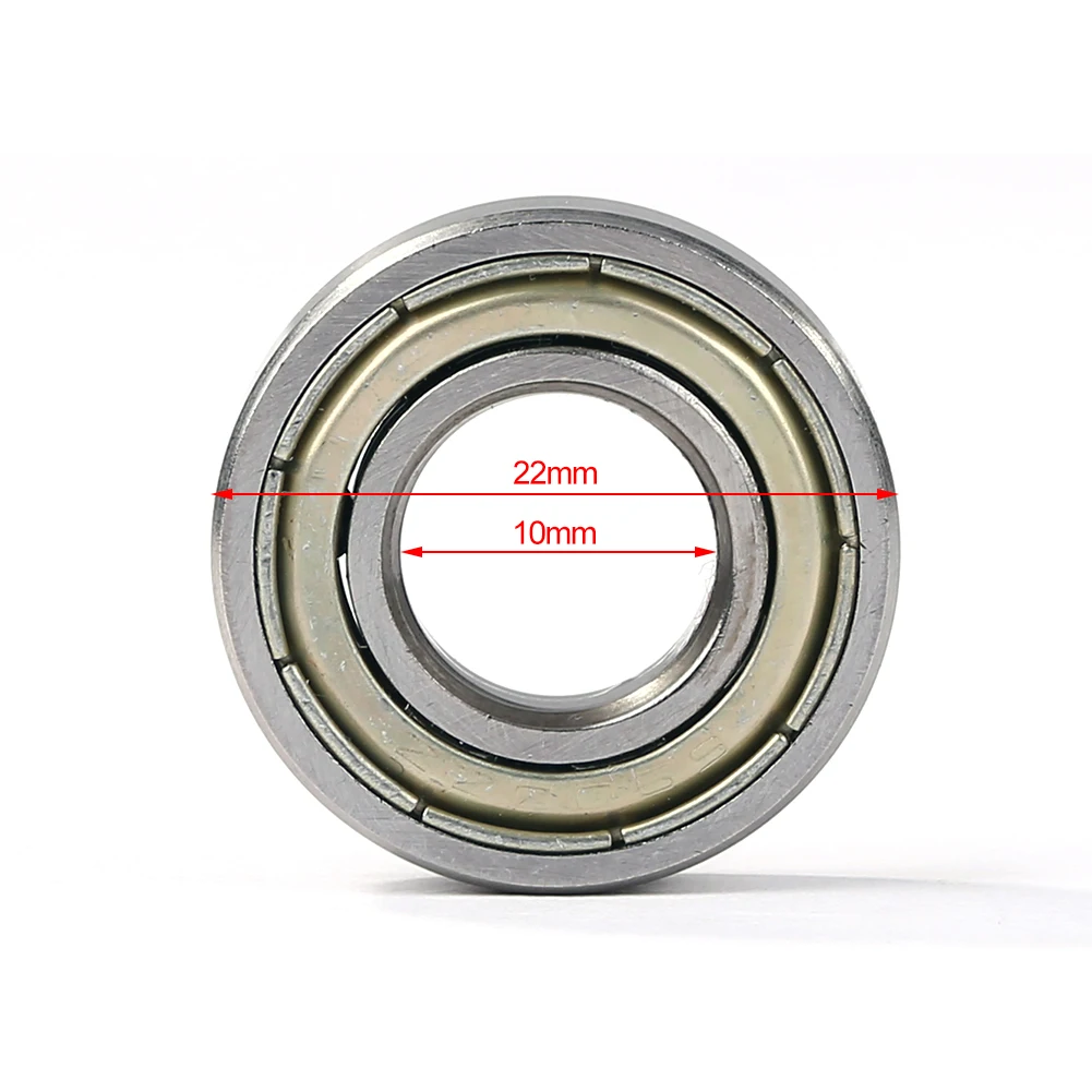10pcs 10x22x6mm Ball Bearing Roll Deep Groove Pulley Wheel for Skateboard Shoes