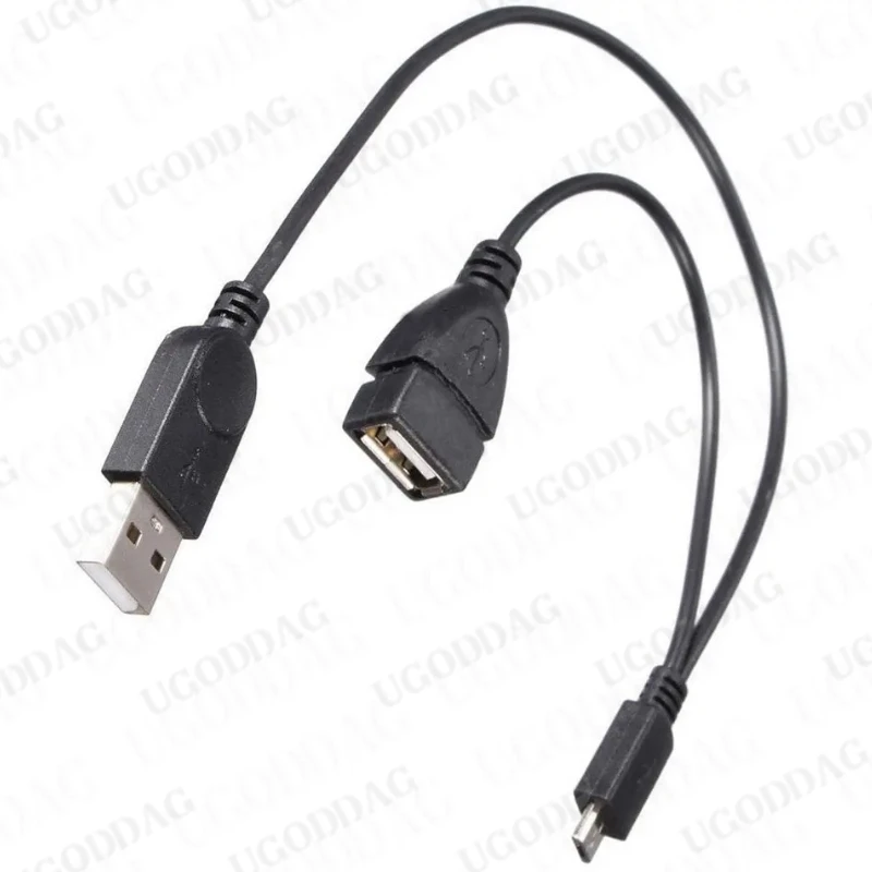 Veemoon Cavo Otg Usb Con Hub Doppio Porta Maschio Femmina - Foto 9