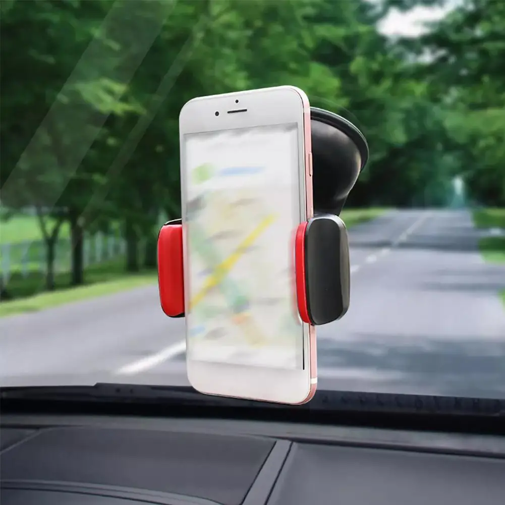 Strong Suction Cup Mount Car Phone Holder for Windshield Dashboard for iPhone 15 14 13 Pro Max All Smartphone