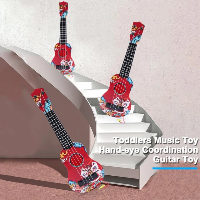 Enfants ukulélé Guitare Jouet 44cm Ukulélé Jouet pour Enfants avec