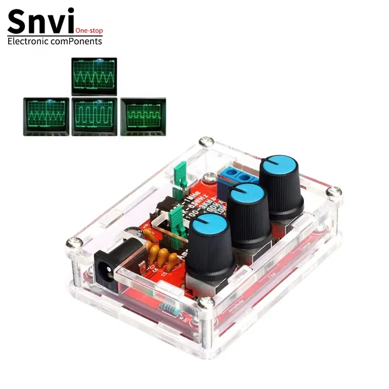 1Hz -1MHz XR2206 Funktionssignalgenerator DIY-Kit Sinus-/Dreieck-/Rechteck-Ausgangssignalgenerator Einstellbare Frequenz und Amplitude